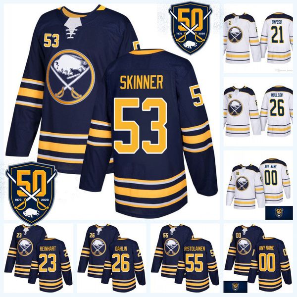 

Womens 53 Jeff Skinner 50th Anniversary Buffalo Sabres Jersey 9 Jack Eichel 26 Rasmus Dahlin 21 Kyle Okposo 55 Rasmus Ristolainen 62 Montour