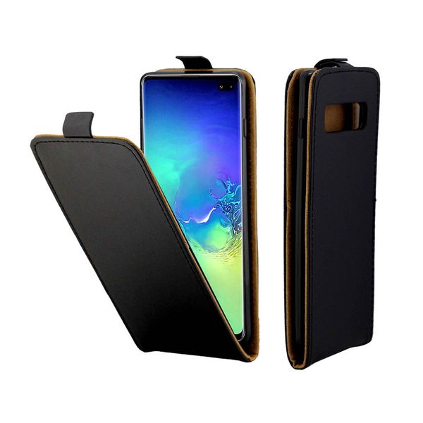 

business leather case coque for samsung galaxy s10 plus cases vertical flip cover with card slot mobile phone bags