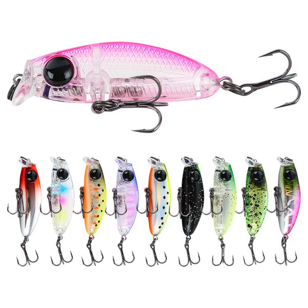 

new style artifical baits 4cm 2.5g crank 10 colors slowly sinking minnow hard fishing lure