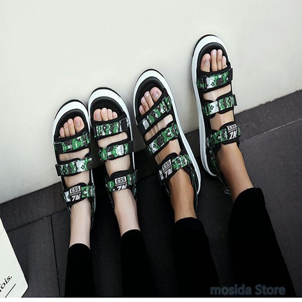 

100pair 2020 summer outdoor wild thick bottom breathable couple sandals sports tide shoes