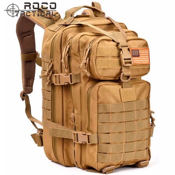 

rocotactical tactical 3p attack backpack camping hiking rucksack molle assault backpack 34l army