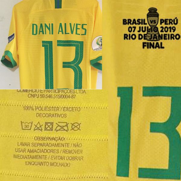 

Copa america final jer ey 2019 bra il v peru coutinho g je u dani alve ca emiro firmino v argentina paraguay venezuela occer hirt