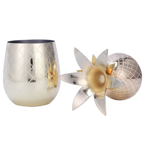 

pineapple tumbler moscow mule mugs 500ml beer mug stainless steel cup cocktail cup wine glass drinking bar tool other bar products