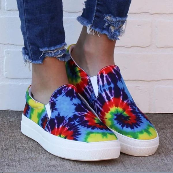 

women's shoes women tie dye leisure casual sneakers shoes for women sneakers sports thick bottom zapatos para correr mujer #z