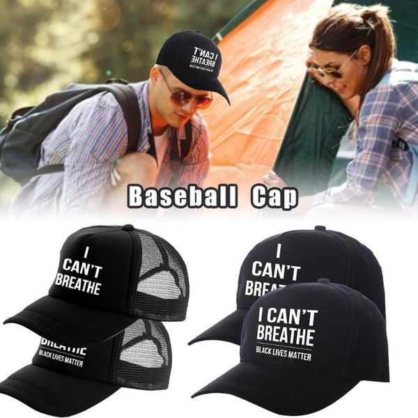 

i can∠t breathe black lives matter baseball cap embroidery hat for men women outdoors cycling sport