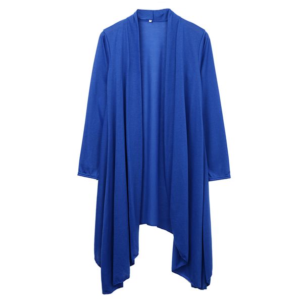 

sweater women full length maxi cardigan casual open front solid long sleeve pocket coat winter clothes cardigan ladies, Black