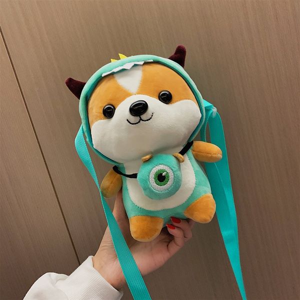 

plush zoo series cute children's schoolbag early education backpack burden reduction backpack kindergarten early education garden bag