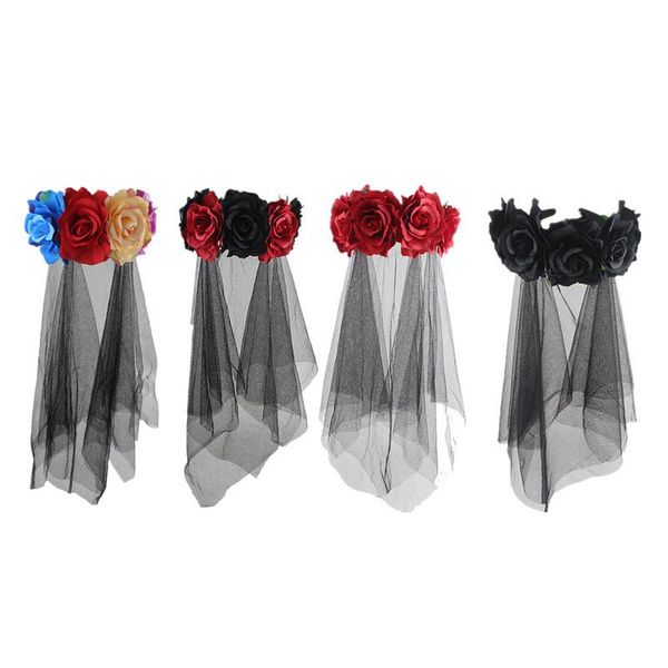 

rose flower crown wedding festival headband hair garland wedding headpiece for p props helloween christmas