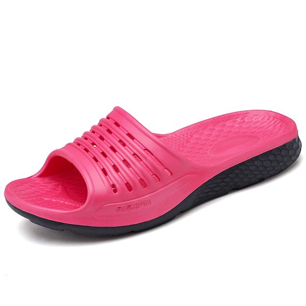 

new mens women slippers indoor nice non-slip home bathroom sandals for man massage flip flops summer beach slides male, Black