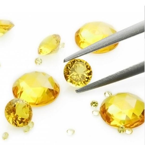 

round 1.0-3mm #1024 medium light greenish yellow high-end nano crystal thermostable synthetic loose gemstone for jewelry 1000pcs/lot, Black
