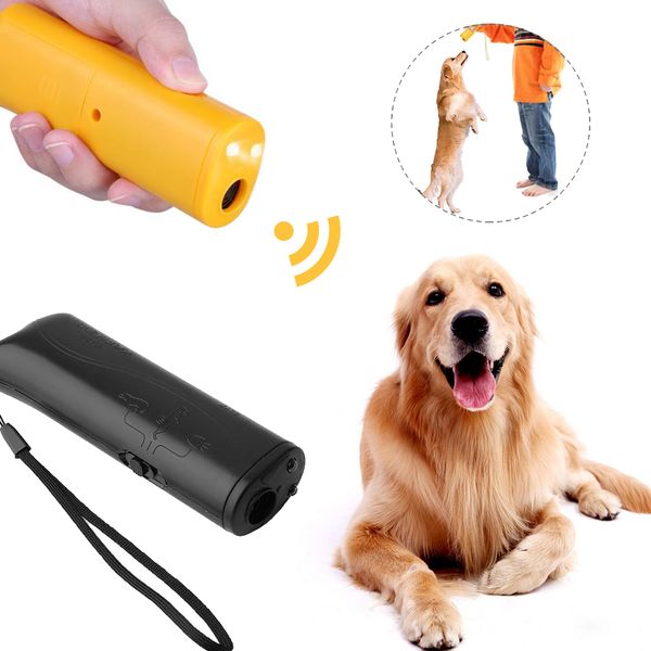 

pet dog repeller anti barking sbark training device trainer led ultrasonic 3in1 anti barking ultrasonic