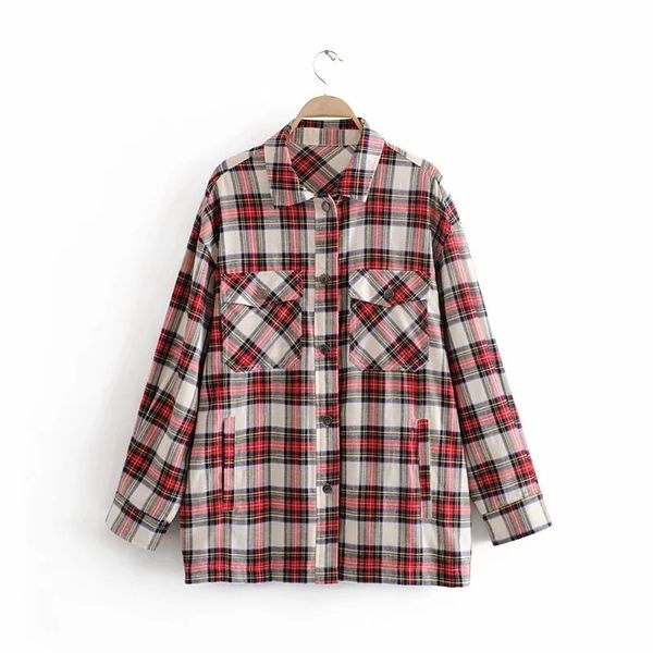 

hchenli brand 2019 women plaid shirt pretty style bouse wholesale, White
