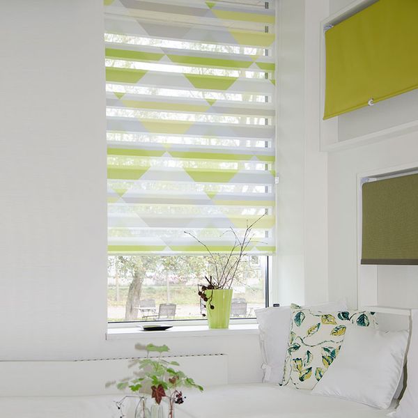 

new year digital printed zebra blinds custom design half blackout fabric roller shades kids curtain for living room