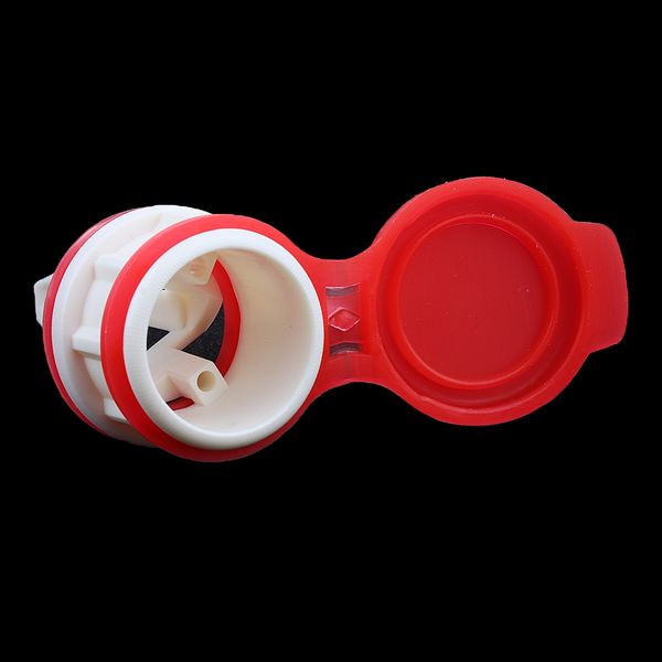 

2pcs силиконовый носик pourer, milk кирпич разветвитель с крышкой, liquid пейте делителем потока, хранения расширение рот - синий + красный