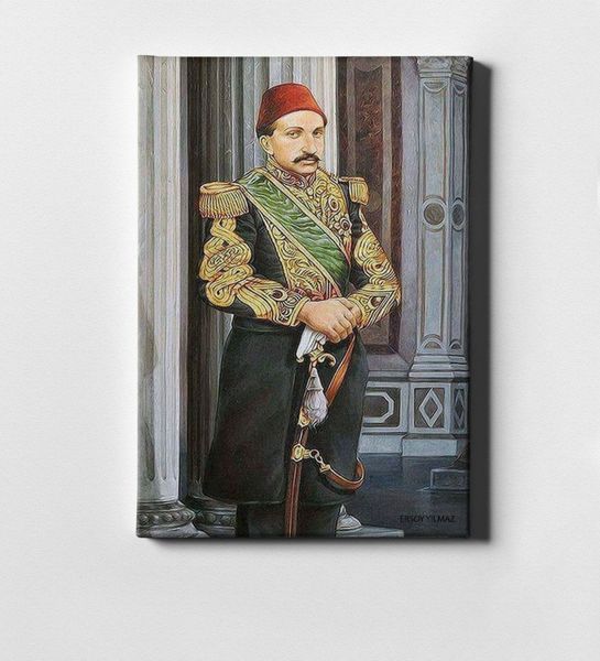 

personalized sultan ii abdlhamit han canvas print (50x70 cm.) 1 other festive party supplies