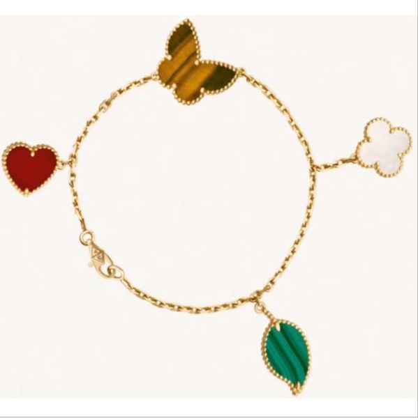

leaf bracelet women's titanium steel 18k rose gold korean fashion all-around accessories, Golden;silver