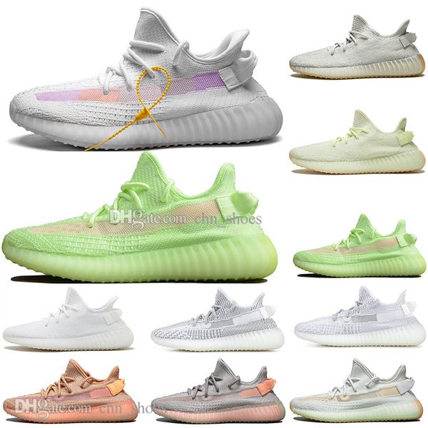 

with box kanye west clay v2 static reflective rainbow discoloration mens running shoes hyperspace true form sports designer sneakers