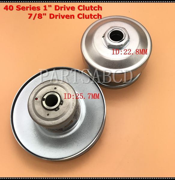 

40 series 1" drive clutch and 7/8" driven clutch mini go kart atv quad bike parts