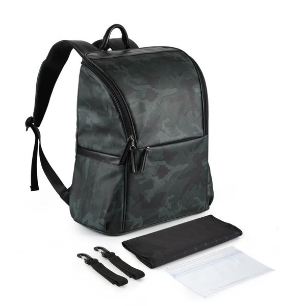 

insular canvas diaper bag mummy maternity nappy bag large capacity baby travel backpack multi-functional backpack