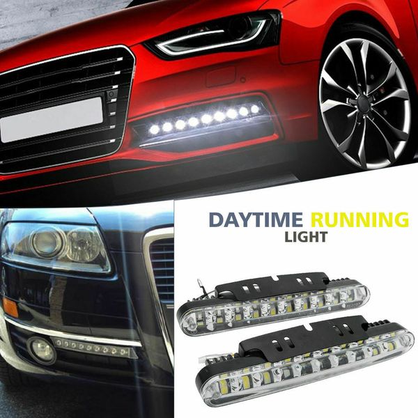 

2x 30 led car daytime running light drl daylight lamp with yellow turn lights