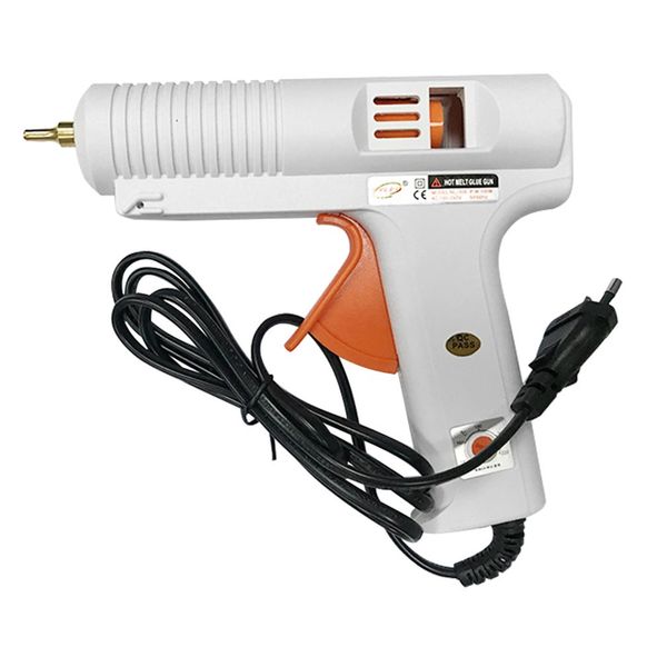 

professional ac 100-240v 50-60hz 100w adjustable temperature melt glue pistol copper nozzle repair tools sale