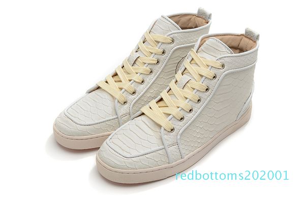 

змеиная python red bottom тапки роскошная high top skate квартиры mens женская повседневная обувь brand new оптовая цена 36-46 ar01, Black