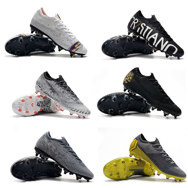 

2019 mens soccer shoes mercurial vapors fury vii elite cr7 se sg soccer cleats mercurial superfly vi elite sg ac football boots us39-45