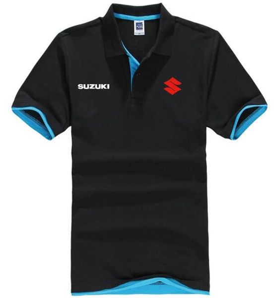 

2019 man woman summer short sleeve for polo shirt double colours cotton polo shirts motorcycle shirt m