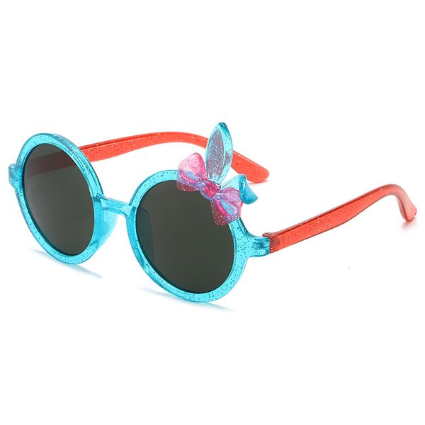 

2020 new kids cartoon children's sunglasse rabbit ears sunglasses cartoon candy children's sunglasses boysand girls 9282, White;black