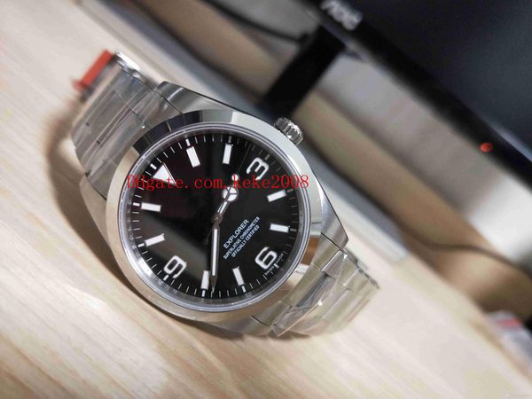 

luxury bp factory wristwatches explorer 214270-77200 214720 39mm stainless steel asia 2813 movement automatic men watch watches, Slivery;brown