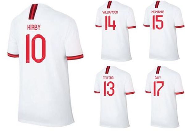 

WORLD CUP women 19-20 KIRBY #10 Thai Quality jerseys wears,Customized WHITE #18 TELFORD #13 WILLIAMSON #14 DALY #17 WHITE #18 Custom jerseys