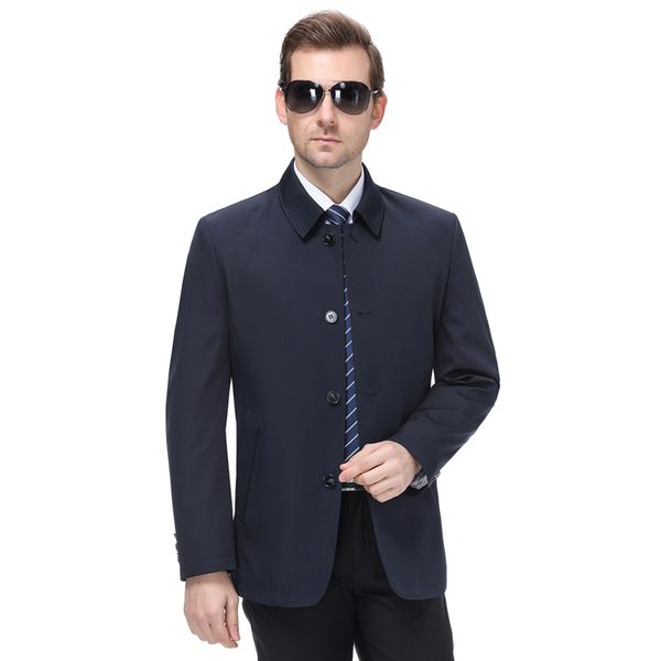 

2019 new mens jackets spring autumn casual coats jacket slim fashion male outwear mens brand clothin m-4xl, Black;brown