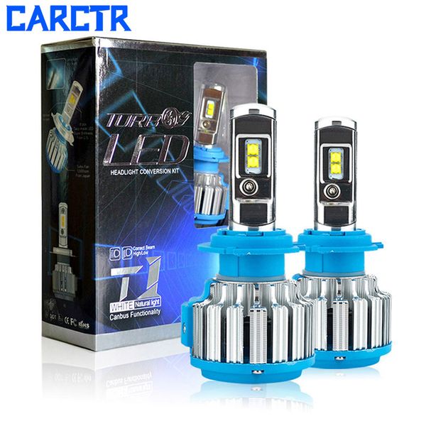 

carctr 6000k car headlight bulb h1 h9 h8 h11 h4 h7 led bulb hb4 9005 hb3 880 h27 9006 led auto lights 4000lm 40w car accessories