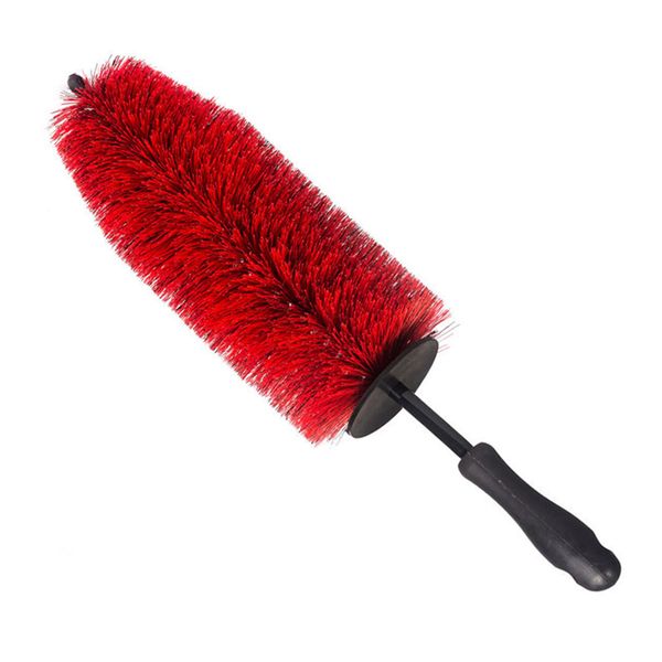 

1pc car wheel rim detailing brush long soft bristle cleaning brush for tire motorcycle f-best
