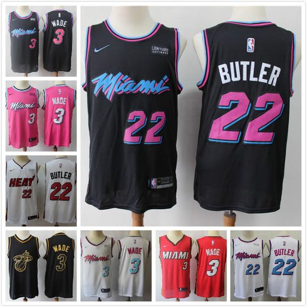 

miamiheat jimmy butler 3 city tyler herro 14 earned basketball nba jerseys mens edition jimmy butler stitched shirt, Black