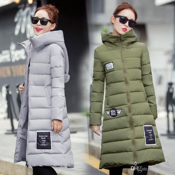 

европа новый зимнее пальто длинная шерсть женщина женщины колено платье bumian паста загустители рождественские шапки зимней одежды, Black