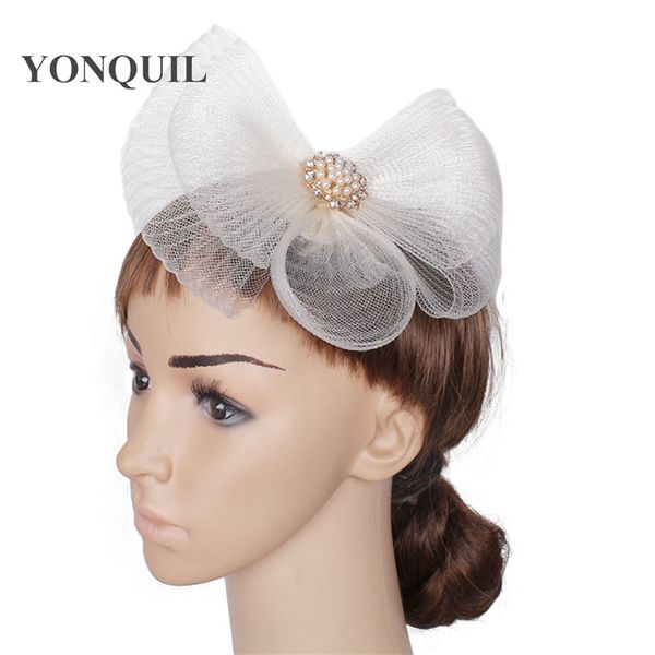 

hair accessories nylon fashion headwear bride wedding fascinator party dinner womens chic headdress with clip