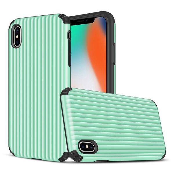 

luxury tpu+pc for iphone xs luggage case cute back cover suitcase phone case for s10 luggage phone case