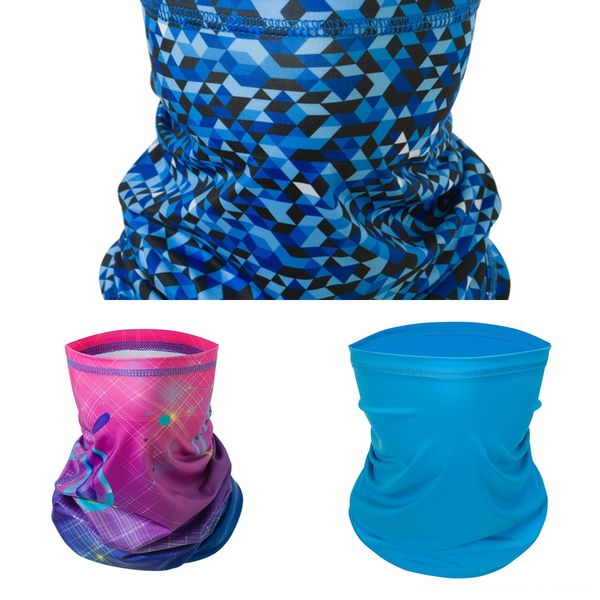 

bwkmr silk riding face mask scarf cycling triangle scarf sport anti-uv neck bandana hairb er for fishing running hiking face, Black