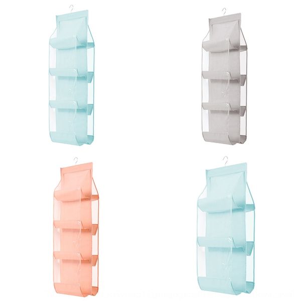 

perspective oxford cloth storage hanging large capacity oxford cloth hanging wardrobe wardrobe multi-layer bag storage bag