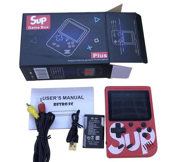 

sup game box video games console can storte 400 games portable hadheld game console retro color game player gift for kids than pxp3 1pcs