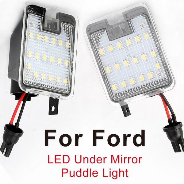 

2pcs car led side mirror light rear view mirror welcome light puddle for focus kuga c-max escape s-max mondeo