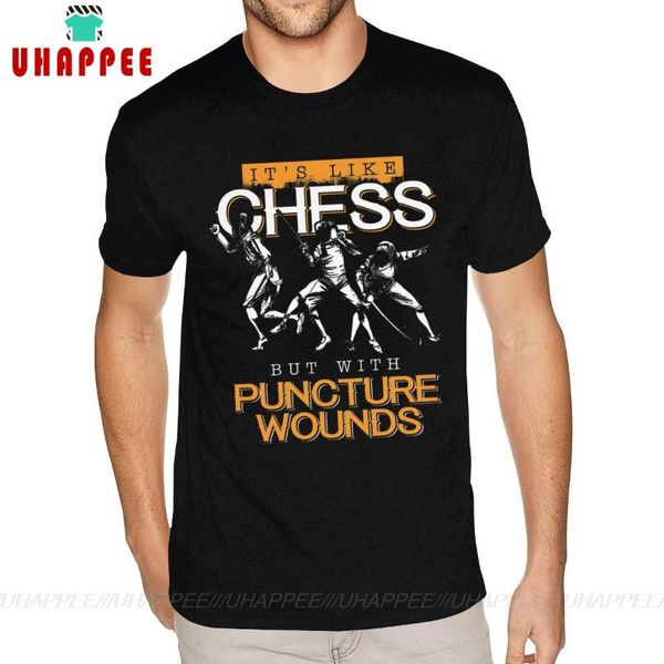 

лучший фехтование шахматы cuts tee mens дешевые пользовательские короткий рукав полный хлопок черный crew футболках, White;black