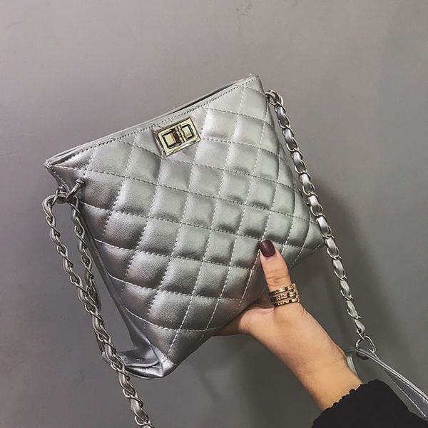 

shoulder bags female wild lingge foreign trade explosions wandering handbags trend chain messenger bag shoulder handbag