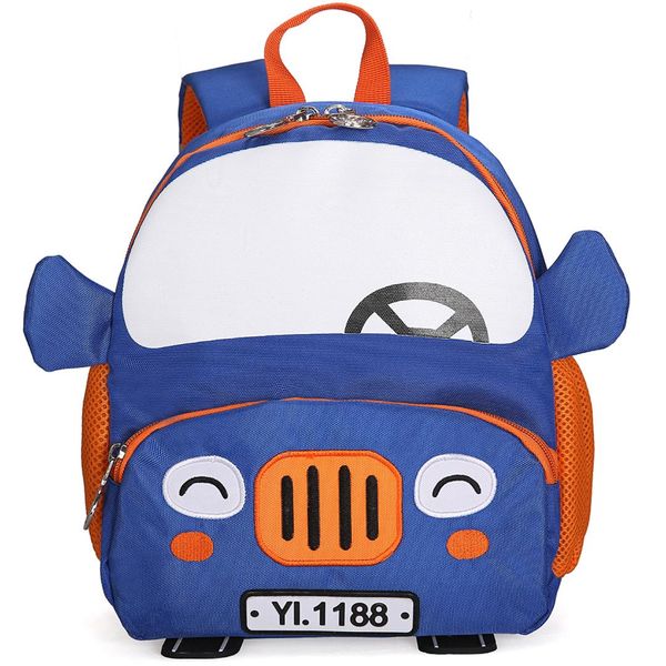 

puimentiua school bags boy children schoolbag 3d cartoon car backpacks 2-5 years children fashion cute kindergarten bag 2019