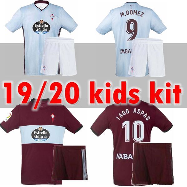 

thai quality 2019 2020 celta kids kit vigo soccer jersey 19 20 celta de vigo bongonda hernandez nolito football shirt jerseys 2019, Black