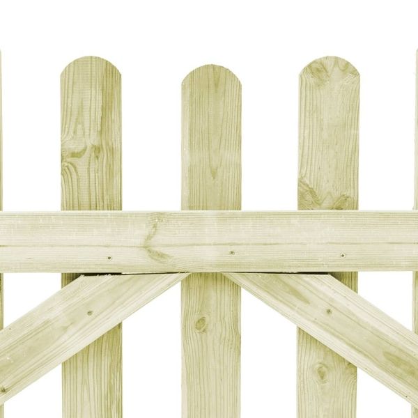 

garden gates 2 pcs. impregnated pine wood 150 x 100 cm garden sets