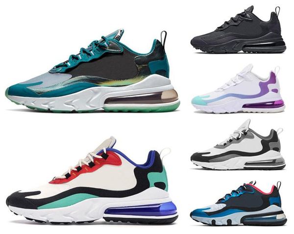 

designer react men running shoes for women bauhaus sea green optical bright violet bleached coral breathable women sports sneakers 36-45, Black