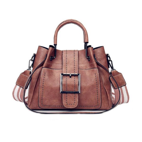

bags for women fashion pu leather handbags crossbody bag for women vintage bucket shoulder bag