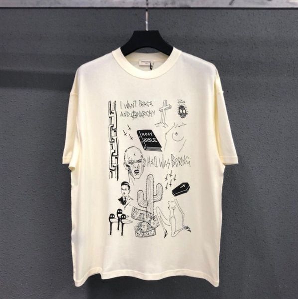 

t shirts vintage hell was boring adf short sleeve t shirts men women summer tee, White;black